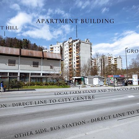 Elegant 1-Bedroom Apartment Near Hill Forest ลูบลิยานา ภายนอก รูปภาพ